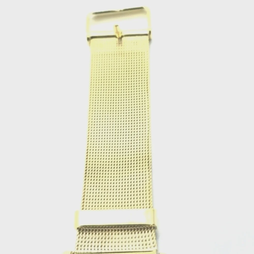 Unisex Dijanes Gold Plated Dial - Mesh Bracelet One Size Fits All - Picture 5 of 6